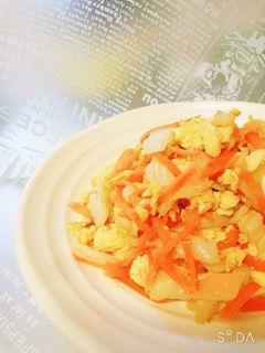 ❇️【簡単副菜】炒り卵にんじん❇️-レシピのメイン写真