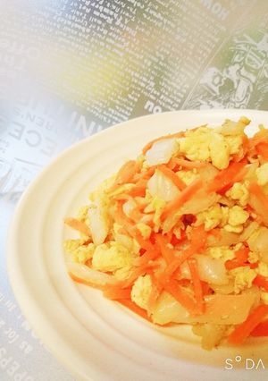 ❇️【簡単副菜】炒り卵にんじん❇️-レシピのメイン写真