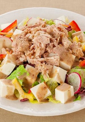 豆腐とツナのサラダ-レシピのメイン写真