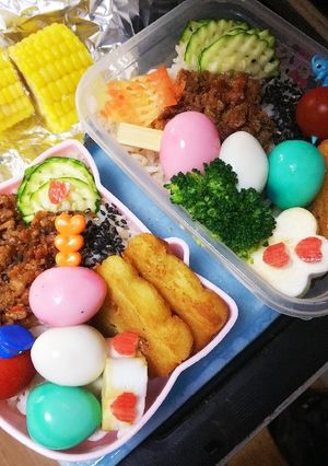 遠足ε=(ﾉ･∀･)ﾂ親子お弁当☺️❤️-レシピのメイン写真