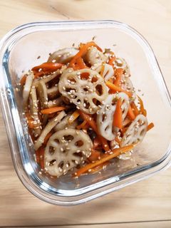 きんぴら蓮根-レシピのメイン写真