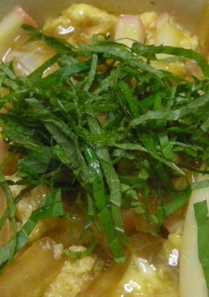 海苔の変わり大葉で玉子丼（クローン病用）-レシピのメイン写真