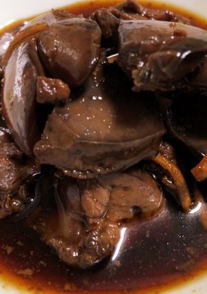 超楽々 若鶏レバーの甘辛煮 作ります-レシピのメイン写真