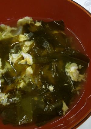 簡単！わかめのかき玉スープ-レシピのメイン写真