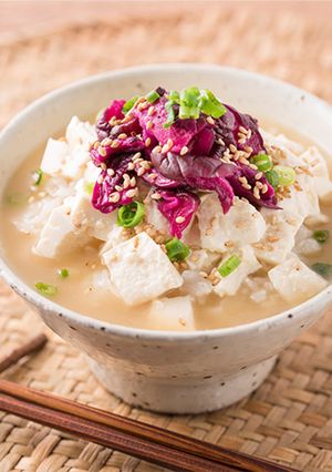 柴漬けと豆腐の冷や汁-レシピのメイン写真