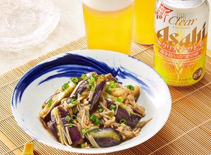 レンジで！なすとなめたけのピリ辛あえ-レシピのメイン写真