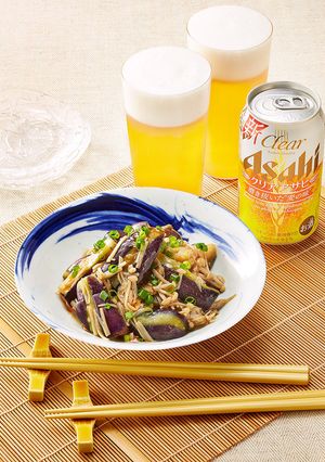 レンジで！なすとなめたけのピリ辛あえ-レシピのメイン写真