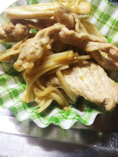 豚肉とえのきの焼肉のたれ和え☆-レシピのメイン写真