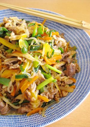 牛肉としらたきのチャプチェ風-レシピのメイン写真