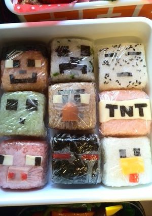 マインクラフトキャラ弁当-レシピのメイン写真