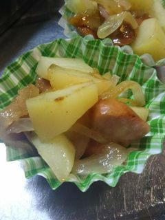 じゃがいもとウインナー炒め-レシピのメイン写真