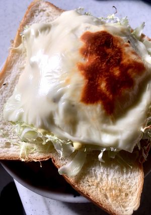 簡単！キャベチーズトースト♪-レシピのメイン写真