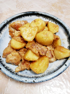 鶏もも肉と新ジャガの甘味噌炒め-レシピのメイン写真