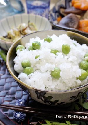 豆にシワがよらない⁈美味しい豆ごはん♬-レシピのメイン写真