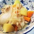 麺つゆとすき焼きのタレで甘めの肉じゃが☆