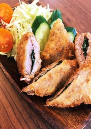 簡単クリーミー♡しそチーズのとんかつ-レシピのメイン写真