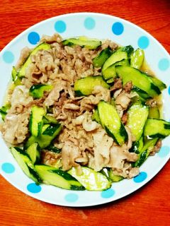 美味い❤豚肉ときゅうりの甘辛味噌炒め-レシピのメイン写真