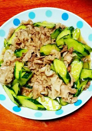 美味い❤豚肉ときゅうりの甘辛味噌炒め-レシピのメイン写真