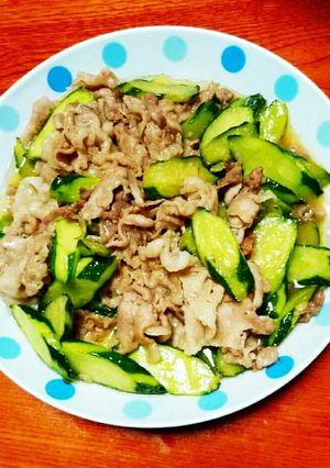 美味い❤豚肉ときゅうりの甘辛味噌炒め-レシピのメイン写真