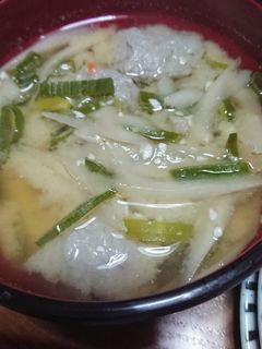 簡単つみれ汁-レシピのメイン写真