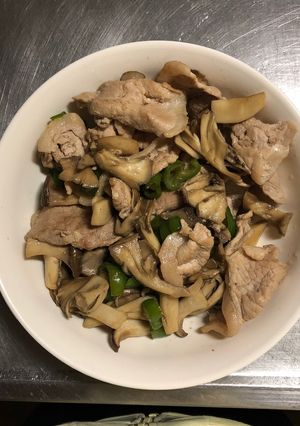 きのこと豚肉のバター醤油炒め-レシピのメイン写真