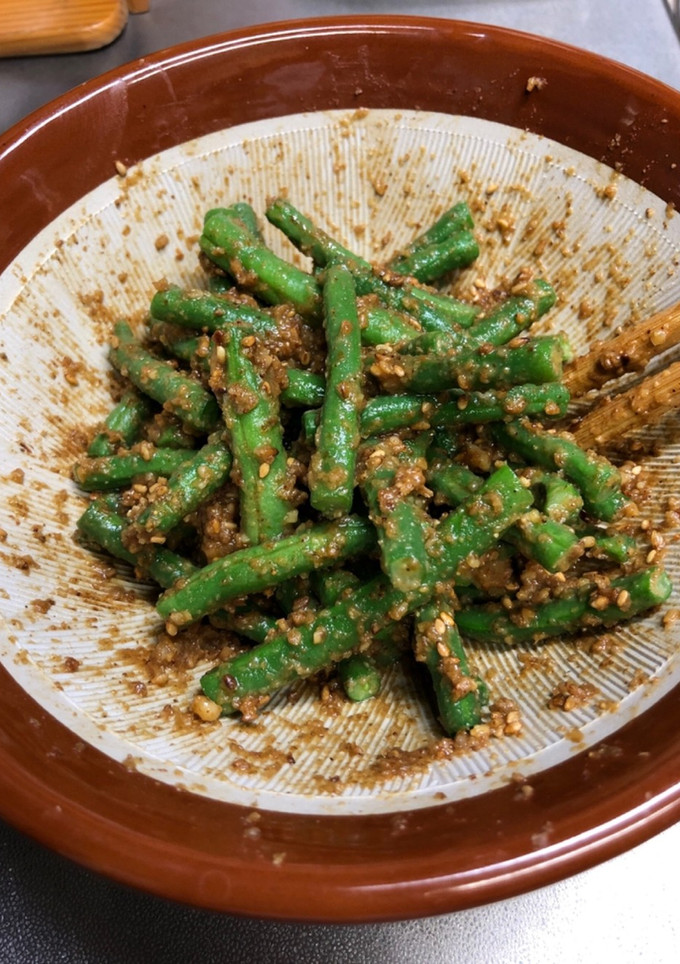 ちょっと一手間、いんげんの胡麻和え-レシピのメイン写真