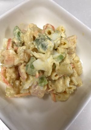 そら豆入れてマカロニサラダ-レシピのメイン写真