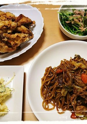 献立《メイン》焼きそば-レシピのメイン写真