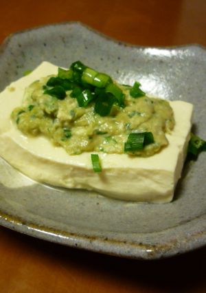 ☆余った餃子のタネで♪簡単蒸し豆腐-レシピのメイン写真