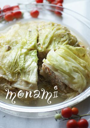豚ひき肉とキャベツの重ね煮-レシピのメイン写真