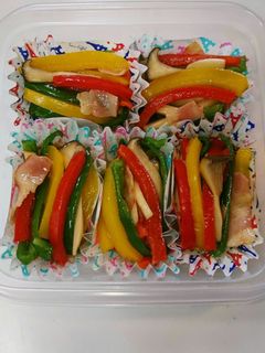 お弁当に☆彩りパプリカの中華炒め♪-レシピのメイン写真