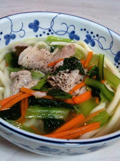 しょうがであったか!豚塩うどん-レシピのメイン写真