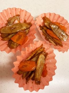 お弁当に詰めやすい☆きんぴらごぼう-レシピのメイン写真