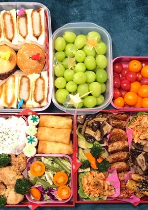 2018年小学校運動会のお弁当　覚書-レシピのメイン写真