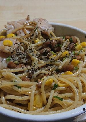納豆入り洋風焼きそば-レシピのメイン写真