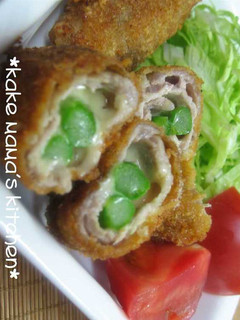 アスパラ♡♥豚チーズ巻きフライ-レシピのメイン写真