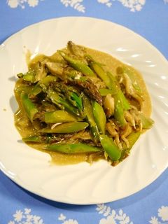 ダイエット!アスパラ舞茸炒め-レシピのメイン写真