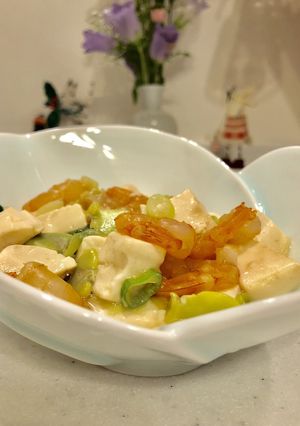 ☆旬のそら豆☆でふわとろ豆腐-レシピのメイン写真