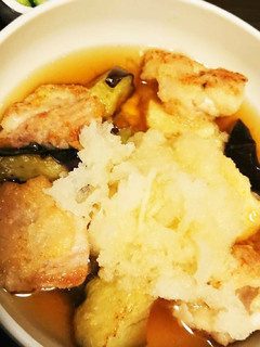 揚げ出し豆腐と鶏肉-レシピのメイン写真