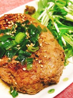 中から和風ハンバーグ-レシピのメイン写真