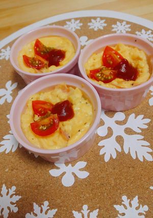 ココットでオムレツ-レシピのメイン写真
