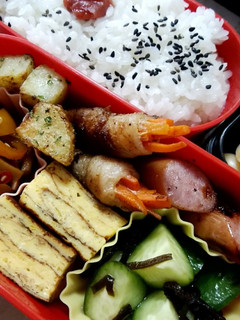 ニンジンの豚バラ巻き-レシピのメイン写真