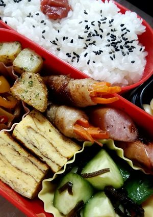 ニンジンの豚バラ巻き-レシピのメイン写真