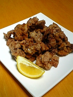 節約♪小間切豚肉の竜田揚げ-レシピのメイン写真