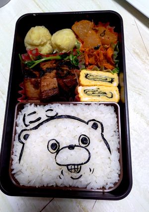 くま100％♪キャラ弁-レシピのメイン写真