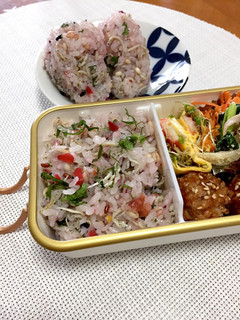 梅干しかりじゃこご飯☆お弁当にも♬-レシピのメイン写真