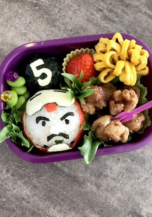 ツムツムトニースターク キャラ弁-レシピのメイン写真