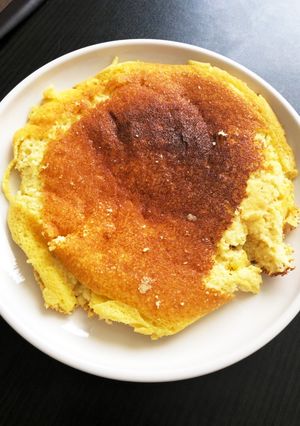 糖質制限に！おからで卵パンケーキ-レシピのメイン写真