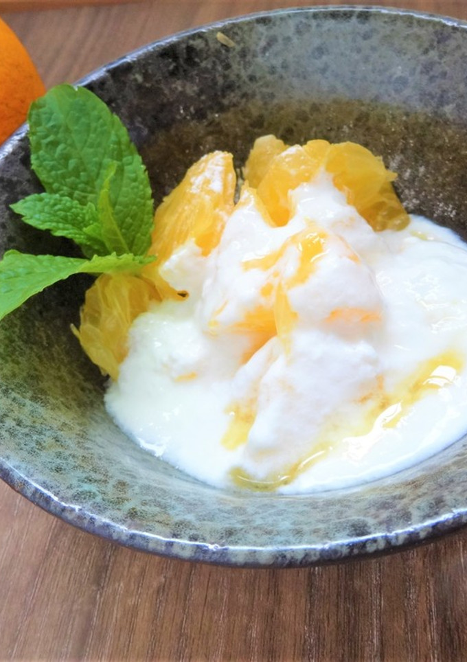 夏みかんのヨーグルト和え-レシピのメイン写真