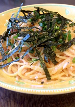 辛子明太子としらすのパスタ♪ランチに-レシピのメイン写真